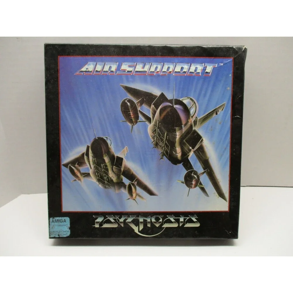 Vintage Air Support 1990 Amiga Psygnosis Video Game Boxed With Manual 3d Glasses